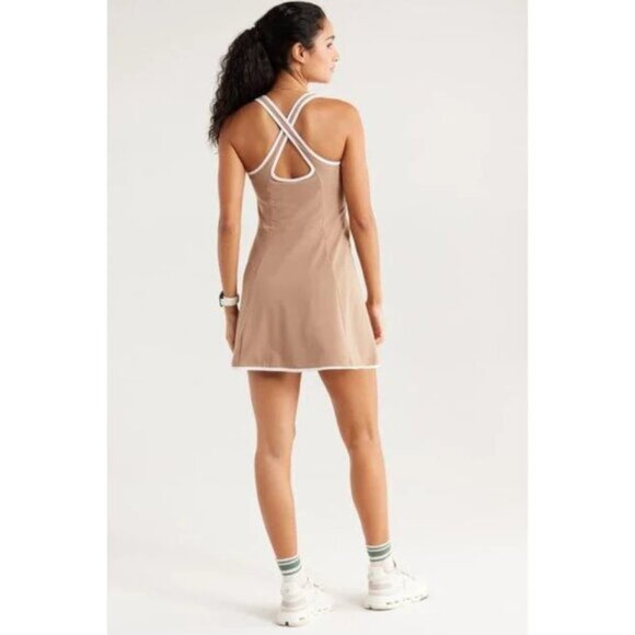 Recess Pickleball x Zella The Grace Court Dress in Tan Portabella Size X-Large - Picture 9 of 9